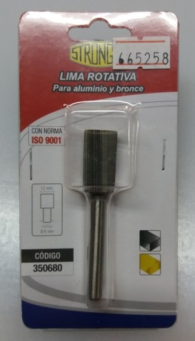 Lima Rotativa P/ Aluminio Y Bronce 350680 Stronger Herracor