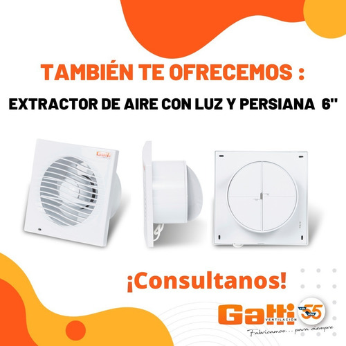 Extractor De Aire Baño 5 (12 Cm) C/ Pers. Motor Potenciado