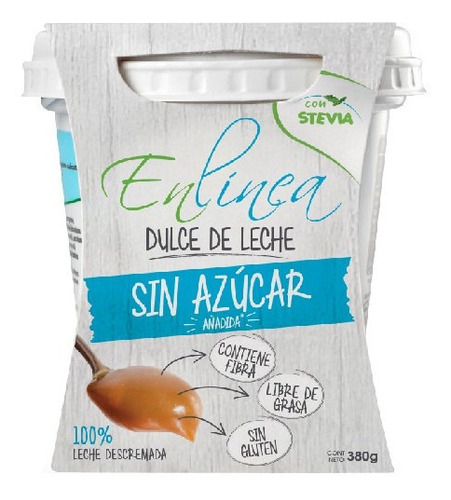 Dulce De Leche Manjar En Linea Sin Azucar Sin Gluten 380 Gr