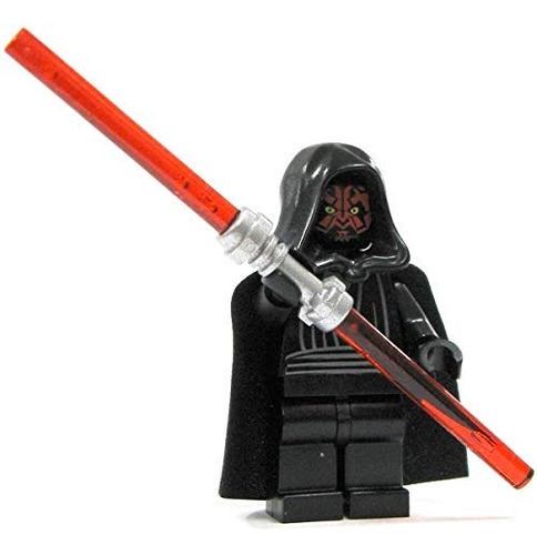 Minifigura De Lego Star Wars: Darth Maul Con Doble Sable De