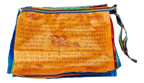 ' Tíbet Oración Banderas Meditación Rayón Seda Artificial
