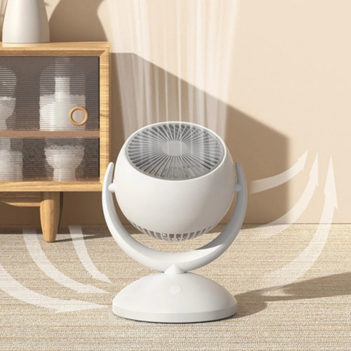 Mini Ventilador De Mesa Portátil Tufão Diâmetro 23cm Luatek Estrutura Branco Pás Branco Diâmetro 23 Cm Material Das Pás Plástico Quantidade De Pás 3 Bateria Recarregável