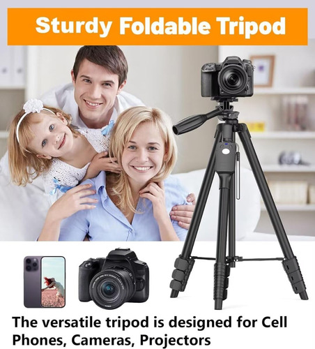Trípode De Aluminio TriPod Xxxu 60 Para Cámara, Con Mando A