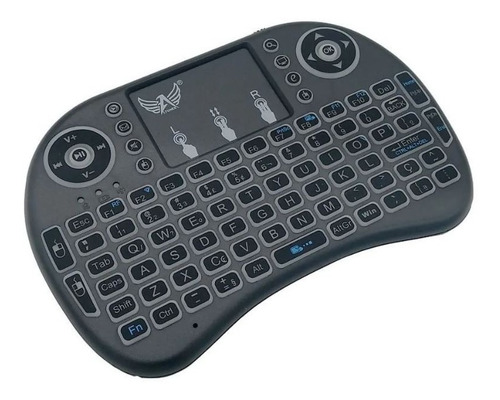 Imagem 3 de 3 de Mini Teclado Controle Sem Fio Para Smart Tv Tv Box Pc