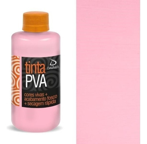 Tinta Pva Daiara 250ml - 93 Rosa Menina