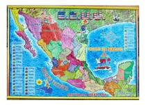 Comprar Poster Didáctico Educativo. Mapa De La República Mexicana.