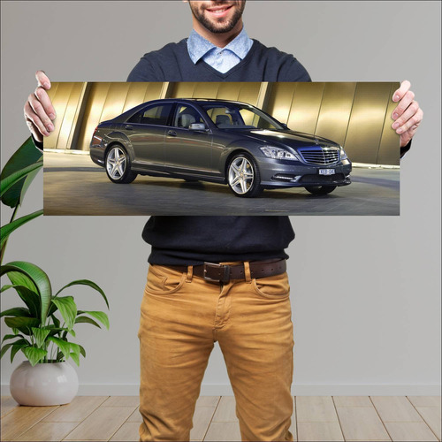 Cuadro 30x80cm Auto 2009 Mercedes Benz S Class A 724