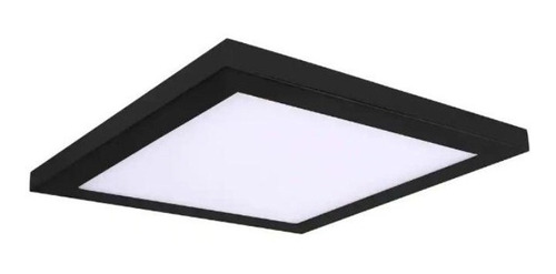 Luminaria Plafon Panel Led 24w Color Negro 