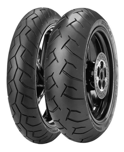 Par Pneu Moto Diant 120/70-17 Tras 160/60-17 Diablo Nc 700x