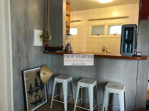 Imagem 7 de 12 de Vendo Lindo Apartamento Em Moema Com 56m² - Ap1221