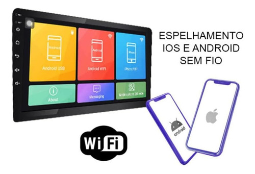 Multimídia Slim 9 Android Rs910br Prime Roadstar