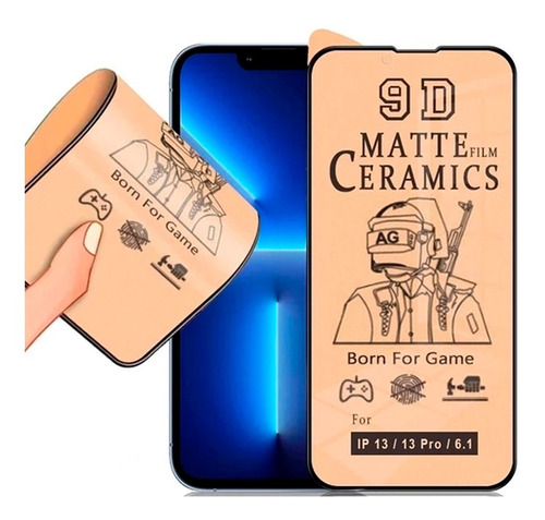 Mica Para iPhone XS Protector De Pantalla Cerámica Mate