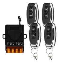 Comprar Interruptor Inalámbrico Rf 433mhz 4 Controles  (220v 30a)