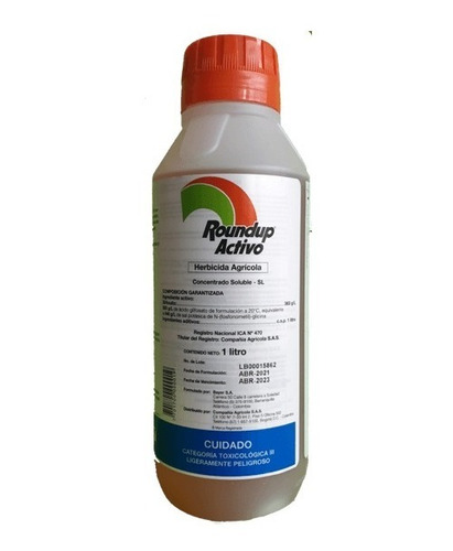 Roundup Activo Glifosato 1 Litro Randall