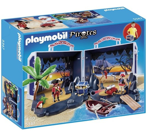 Playmobile 5347 Cofre Del Tesoro Pirata Intek Bunny Toys