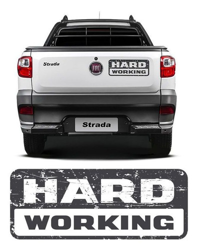 Imagem 4 de 4 de Emblema Strada Hard Working 2018/19 Adesivo Modelo Original