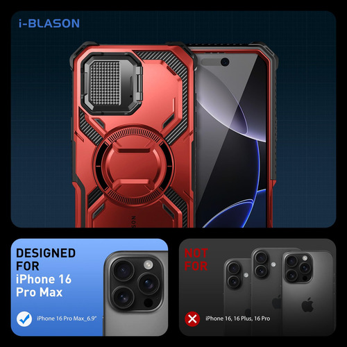 Funda De Teléfono I-blason Armorbox Para iPhone 16 Pro Max Con Magsaf