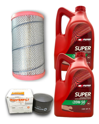 Kit 8l Aceite Puma 20w50 Y Filtros Ducato Boxer Jumper 2.3 