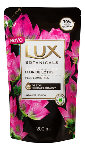 Sabonete líquido Lux Botanicals Flor de Lótus em líquido 200 ml