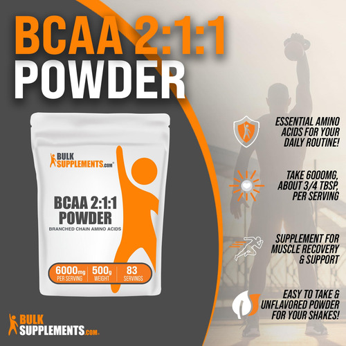 Bulksupplements Pure Bcaa 2:1:1 (branch Chain Amino Acids) I
