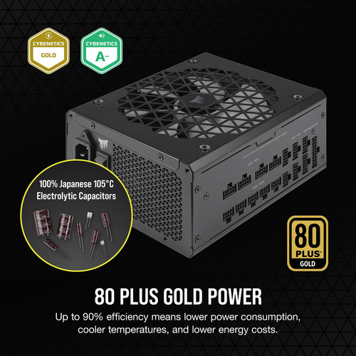 Fuente De Alimentación Corsair Rm1200x Shift Totalmente Modu