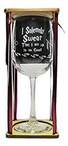 I Solemnly Swear That I Am Up To No Good 18.5 Oz. Stemmed Wi