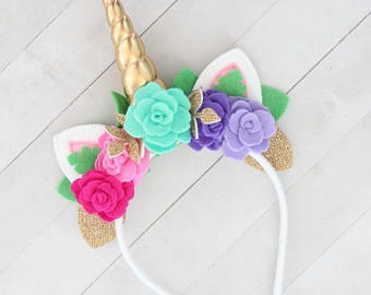 Diademas Unicornio En Foami Para Niña