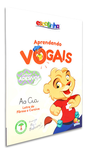 Aprendendo Vogais + Consoantes | Livros Com Atividades