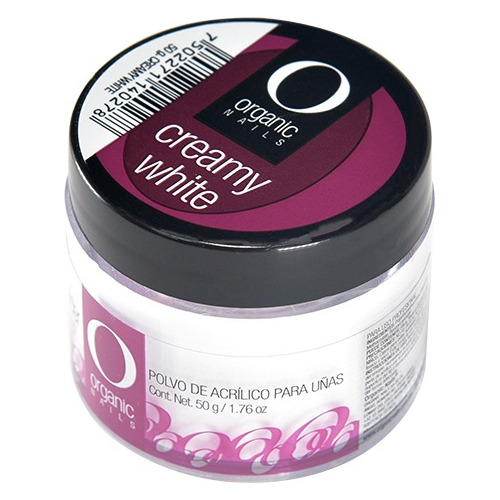 Polvo Acrílico Organic Nails Creamy White 50gr