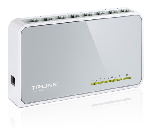 Imagen 4 de 6 de Switch De Escritorio De 8 Puertos 10/100, Tp-link Tl-sf1008d