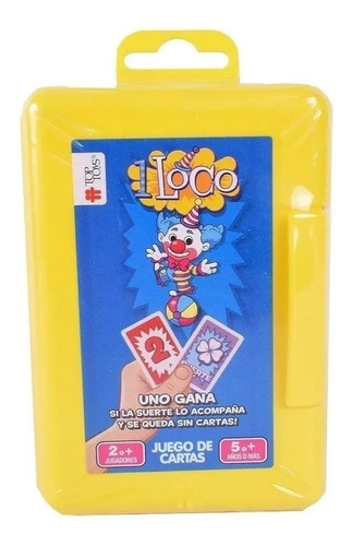 Cartas Un Loco Top Toys Juego Estuche Plastico Edu