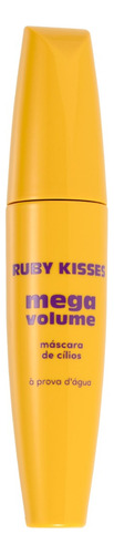 Máscara De Cílios Mega Volume À Prova Dágua Ruby Kisses