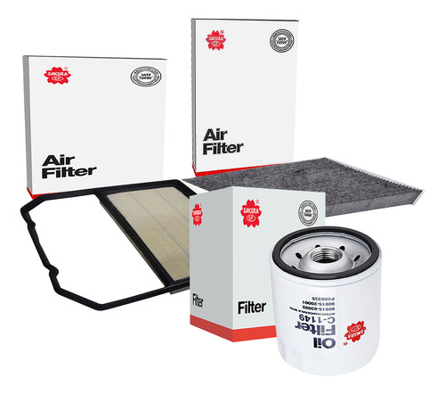 Kit Filtros Aceite Aire Cabina Vw Up! 1.0l L4 2016 A 2017