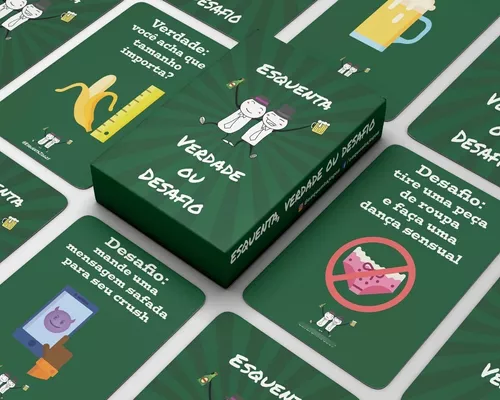 Jogo De Cartas Bebida Shot Drink Esquenta, O Jogo Baralho