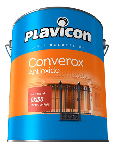 Plavicon Fondo Sintético Converox Antióxido X 4 Lt.