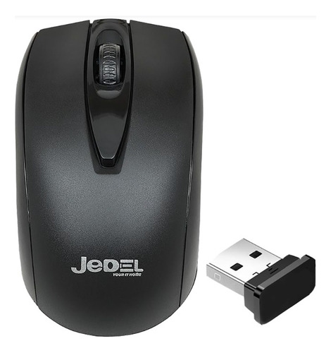 Mouse Inalambrico Jedel W690 Negro