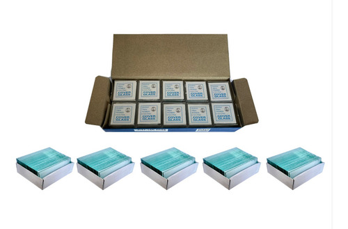 10 Cajas Cubreobjetos 22x22 Y 5 Cajas De Portaobjetos Pulido