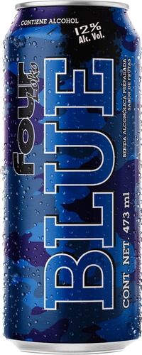 Bebida Alcohólica Preparada Four Loko Blue 473 Ml