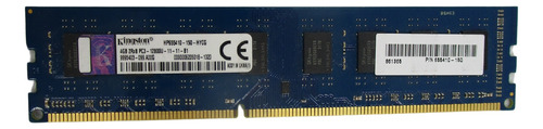 Memoria Ram Kingston 4gb 2rx8 Pc3-12800u-11-11-b1 Ddr3