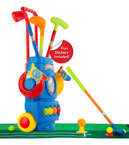 Set De Golf Toyvelt Para Ninos Pequenos: Palos De Golf Para