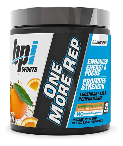 Pre Entreno Bpi Sports 1. M. R. One More Rep 25 Servicios Sabor Berry Splash
