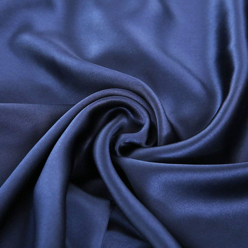 Funda De Almohada De Satén De Seda, 50 X 101 Cm, Color Azul