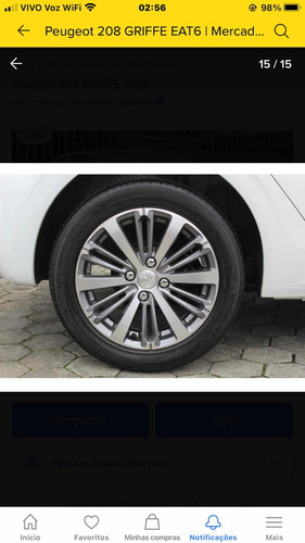 Peugeot 208 2016 1.6 Thp 16v Gt Flex 5p