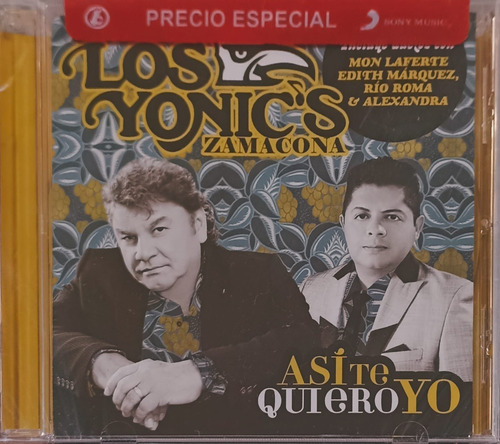 Los Yonic's Zamacona - Asi Te Quiero Yo - Cd Disco - Nuevo