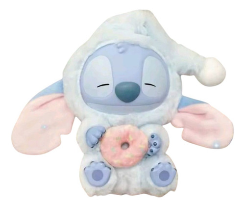 Stitch Labubu Caja Sorpresa Stich Eat Something Before Sleep Azul Claro