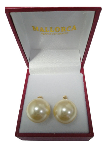 Aros Colgantes Con Perlas De 14mm