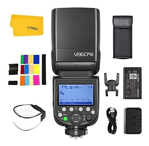 Kit Flash Godox V860iii-s Para Cámaras Sony Dslr -negro