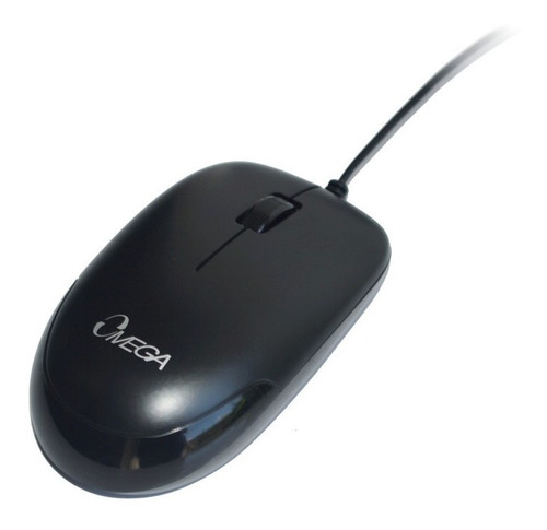 Mouse Óptico Usb Omega, Cómodo Diseño Ambidiestro, 1000dpi