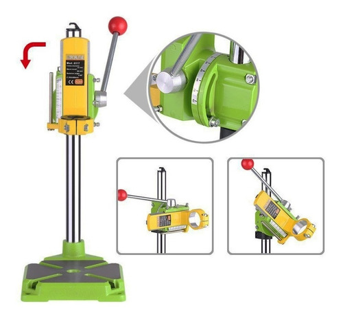 Soporte Para Taladro De Mesa Orientable Giratorio Prensa S.