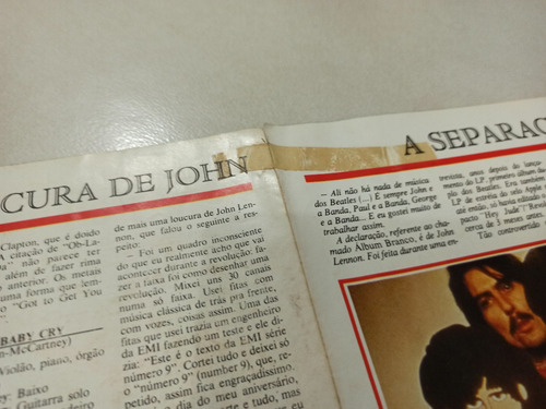 Revista Pôster The Beatles Som Três 1 (Usado)